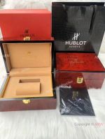 Red Wooden Hublot Watch Box Best Replica Boxes